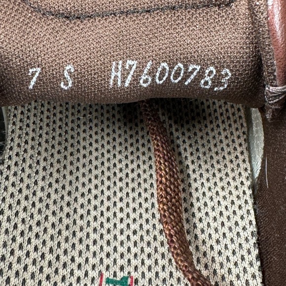 SAS High Street-Y Sneaker Lace Up Perforated Leather Low‎ Top Brown Size 7 - Picture 11 of 11